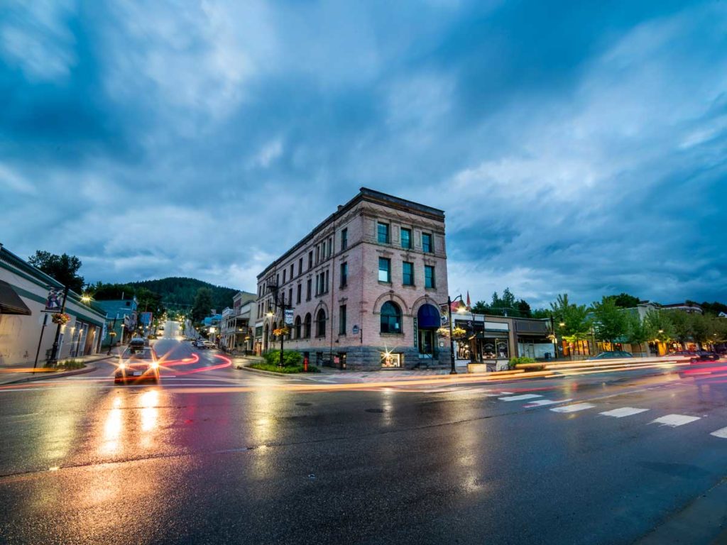 Rossland, BC downtown